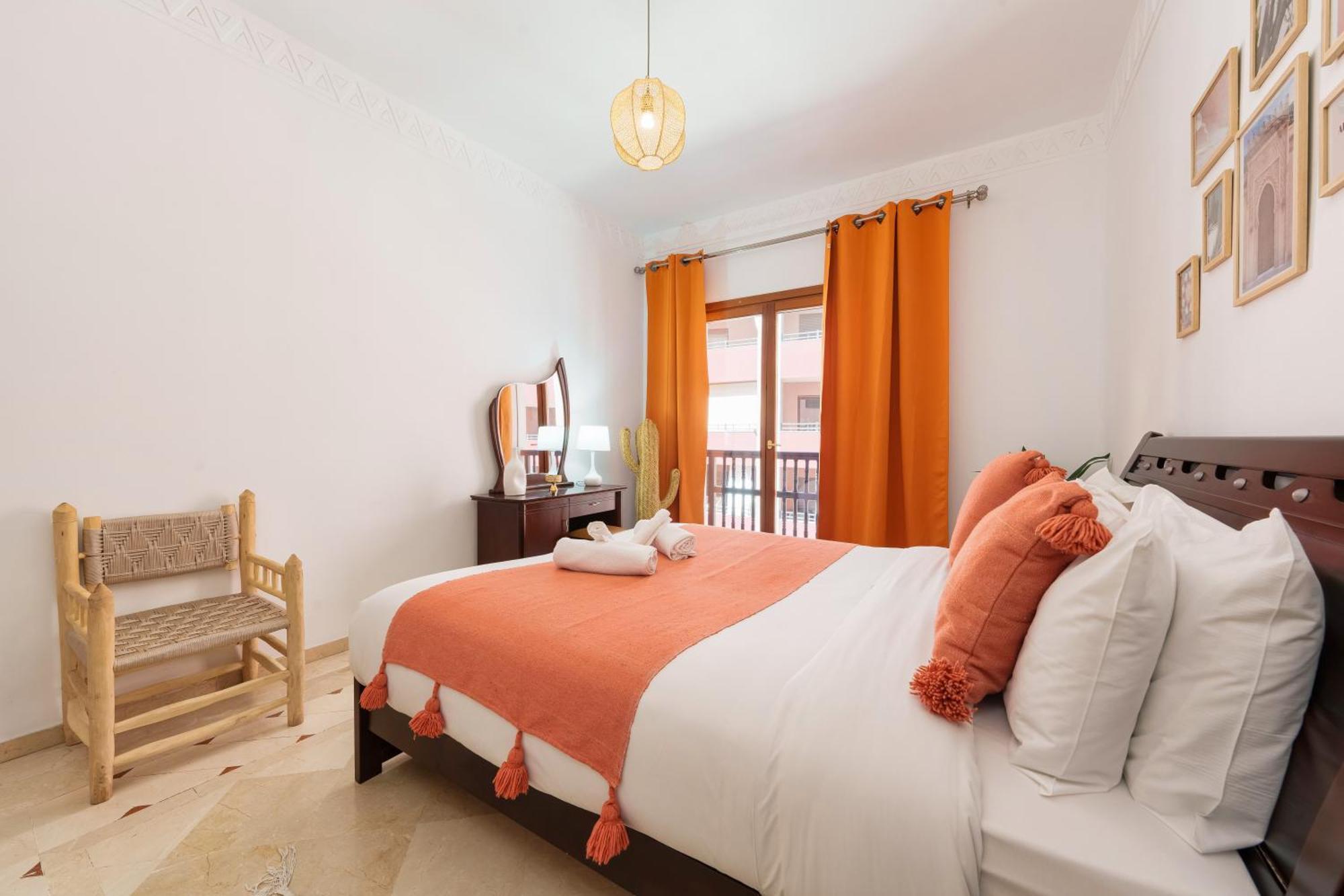 Appartement Chic Gueliz Plaza Avec Vue Marrakesh Ngoại thất bức ảnh